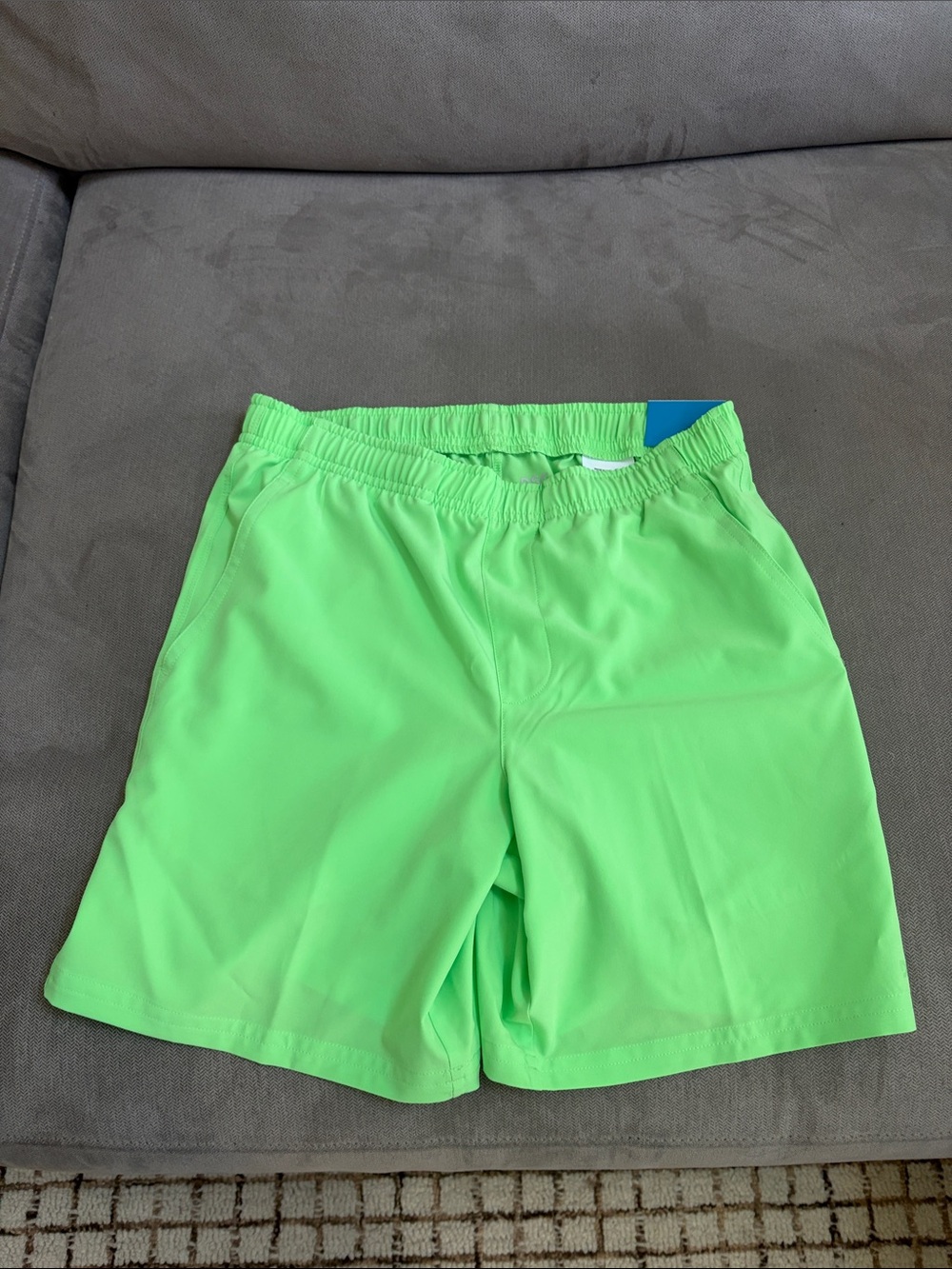 DSG Neon Lime Athletic Shorts